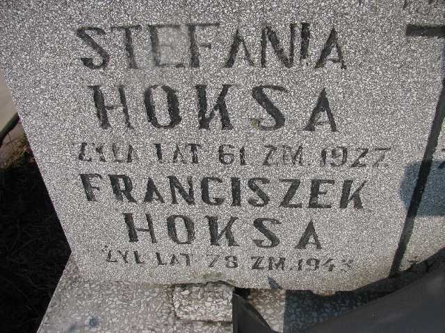 Anna Hoksa Sosnowiec św. Barbary - Grobonet - Wyszukiwarka osób pochowanych