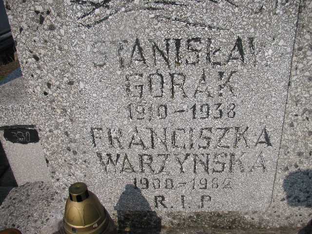 Stanisław Górak 1910 Sosnowiec św. Barbary - Grobonet - Wyszukiwarka osób pochowanych