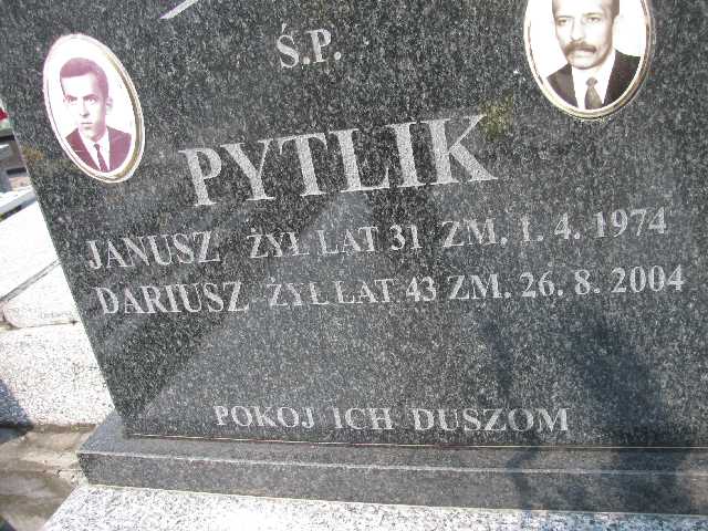 Janusz Pytlik Sosnowiec św. Barbary - Grobonet - Wyszukiwarka osób pochowanych