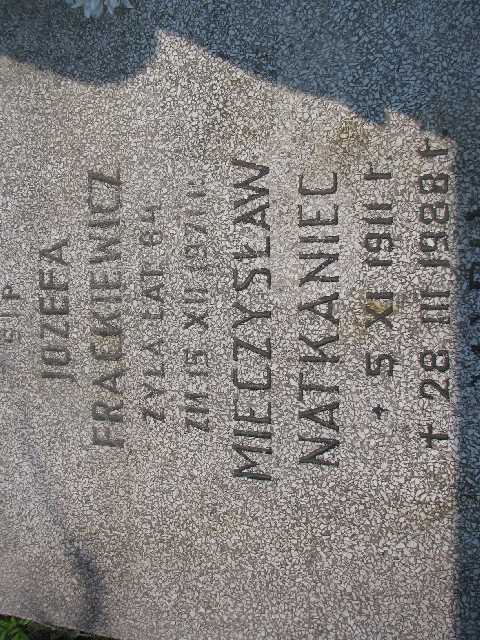 Józefa Frąckiewicz Sosnowiec św. Barbary - Grobonet - Wyszukiwarka osób pochowanych