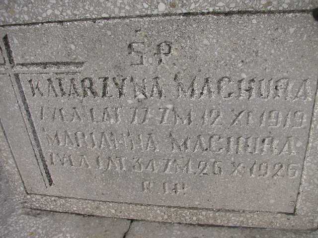 Katarzyna Machura Sosnowiec św. Barbary - Grobonet - Wyszukiwarka osób pochowanych