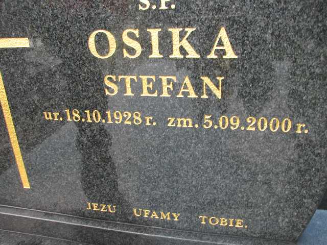 Grób Stefan Osika