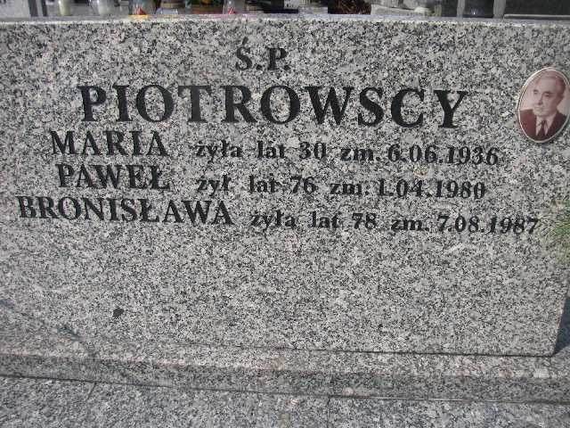 Paweł Piotrowski Sosnowiec św. Barbary - Grobonet - Wyszukiwarka osób pochowanych