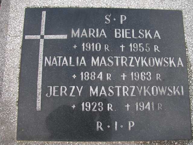 Jerzy Mastrzykowski 1923 Sosnowiec św. Barbary - Grobonet - Wyszukiwarka osób pochowanych