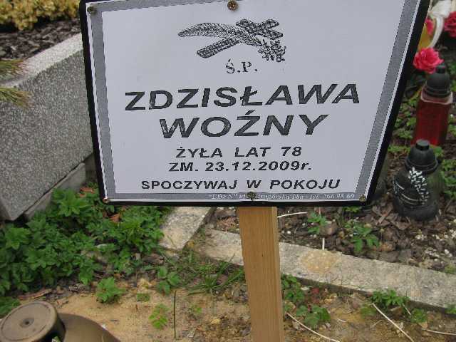 Zdzisława Woźny Sosnowiec św. Barbary - Grobonet - Wyszukiwarka osób pochowanych