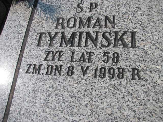 Roman Tymański Sosnowiec św. Barbary - Grobonet - Wyszukiwarka osób pochowanych