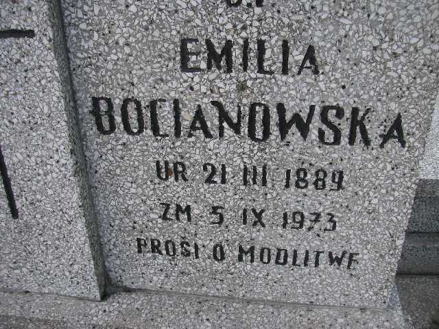 Grób Emilia Bocianowska