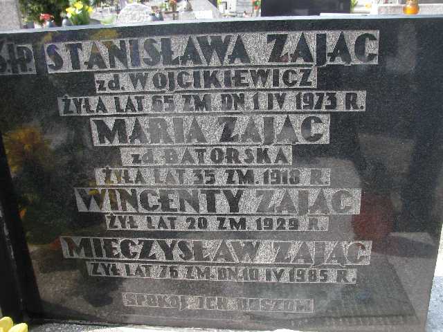 Bolesław Wójcikiewicz 1932 Sosnowiec św. Barbary - Grobonet - Wyszukiwarka osób pochowanych