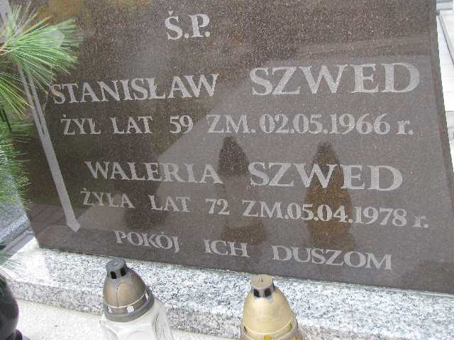 Waleria Szwed Sosnowiec św. Barbary - Grobonet - Wyszukiwarka osób pochowanych