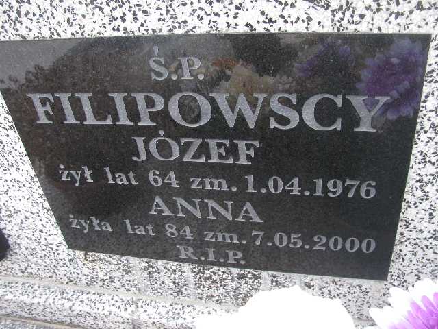 Józef Filipowski Sosnowiec św. Barbary - Grobonet - Wyszukiwarka osób pochowanych