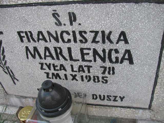 Franciszka Marlenga Sosnowiec św. Barbary - Grobonet - Wyszukiwarka osób pochowanych