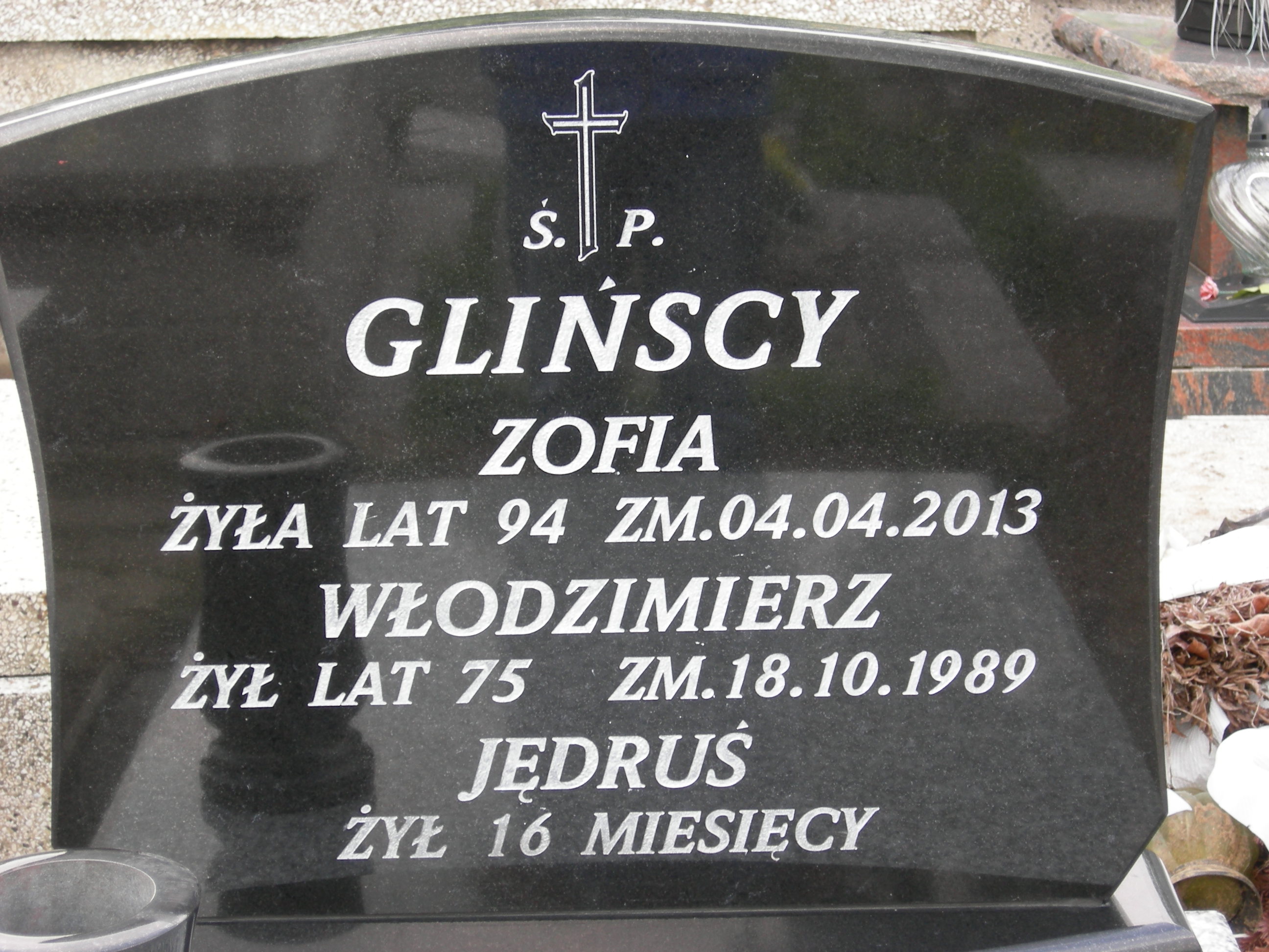 Zofia Glińska 1918 Sosnowiec św. Barbary - Grobonet - Wyszukiwarka osób pochowanych