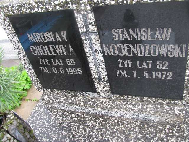 Stanisław Kobendzowski Sosnowiec św. Barbary - Grobonet - Wyszukiwarka osób pochowanych