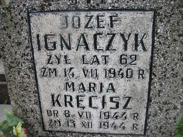 Maria Kręcisz 1944 Sosnowiec św. Barbary - Grobonet - Wyszukiwarka osób pochowanych