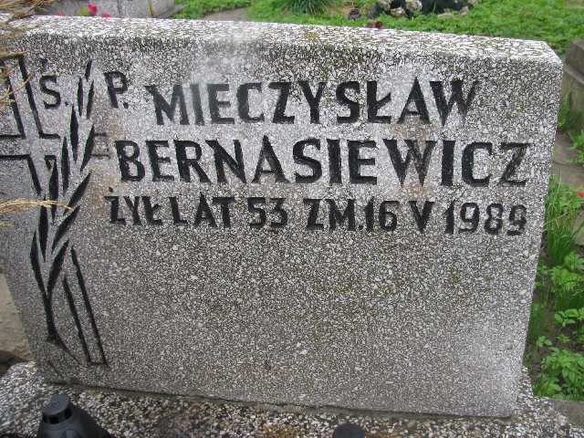 Mieczysław Bernasiewicz Sosnowiec św. Barbary - Grobonet - Wyszukiwarka osób pochowanych