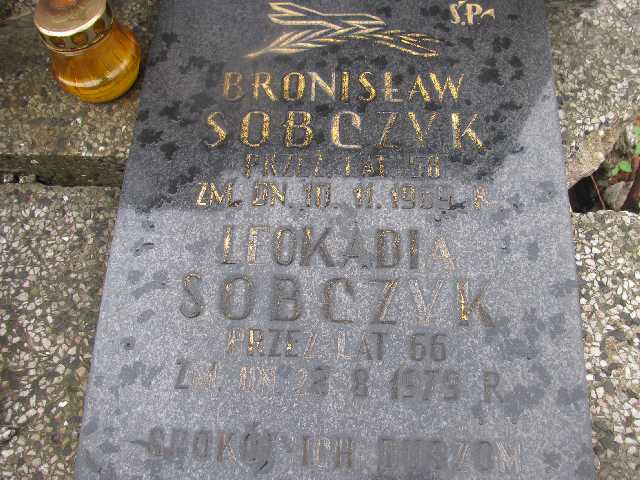 Bronisław Sobczyk Sosnowiec św. Barbary - Grobonet - Wyszukiwarka osób pochowanych