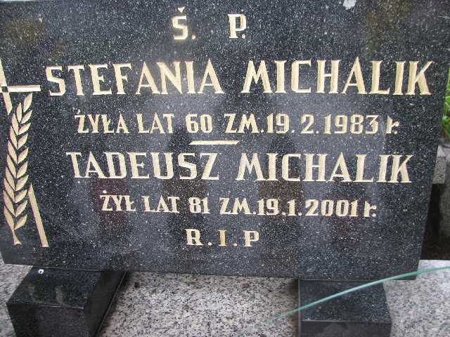 Tadeusz Michalik Sosnowiec św. Barbary - Grobonet - Wyszukiwarka osób pochowanych