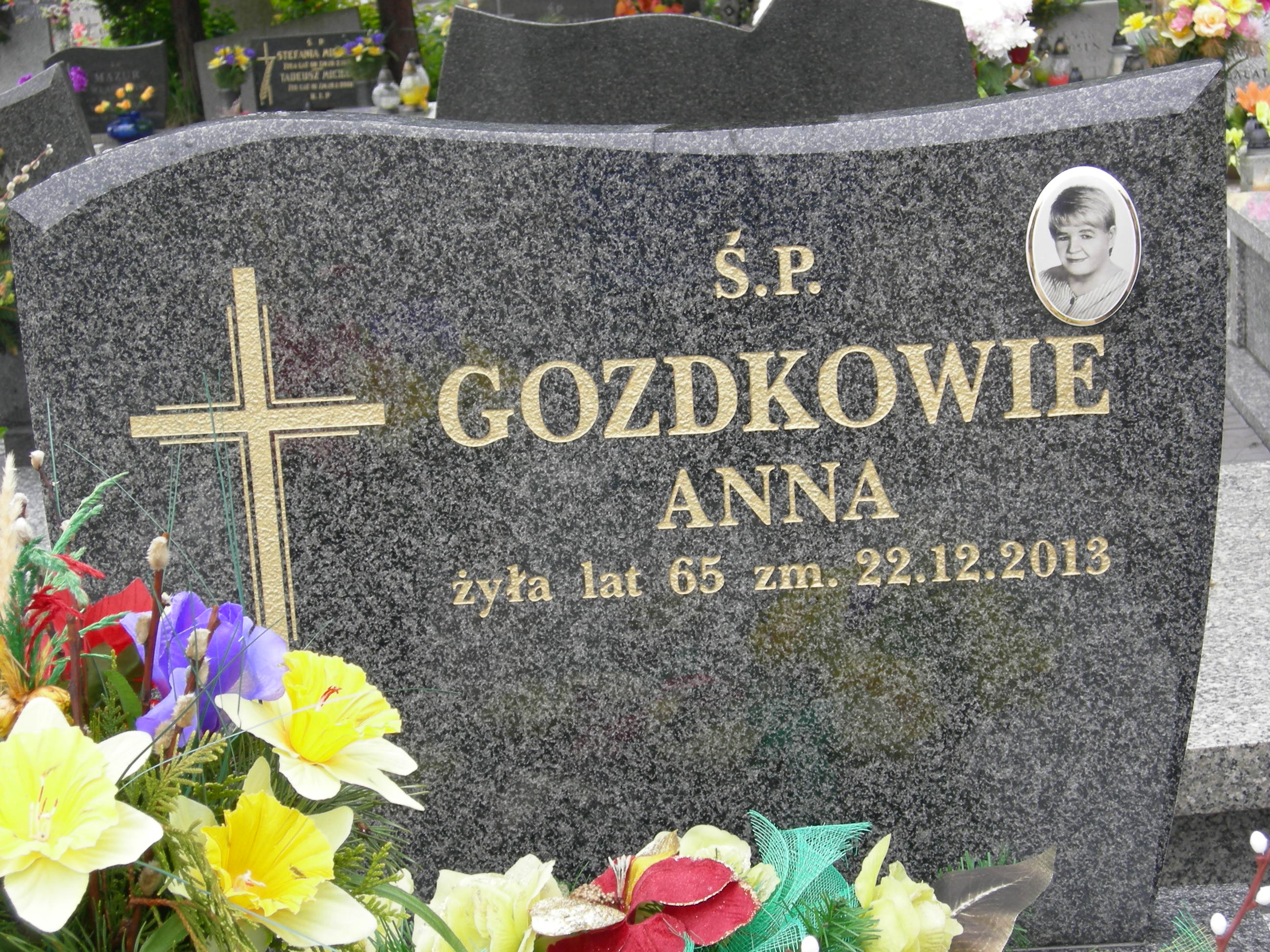 Anna Gozdek 1948 Sosnowiec św. Barbary - Grobonet - Wyszukiwarka osób pochowanych