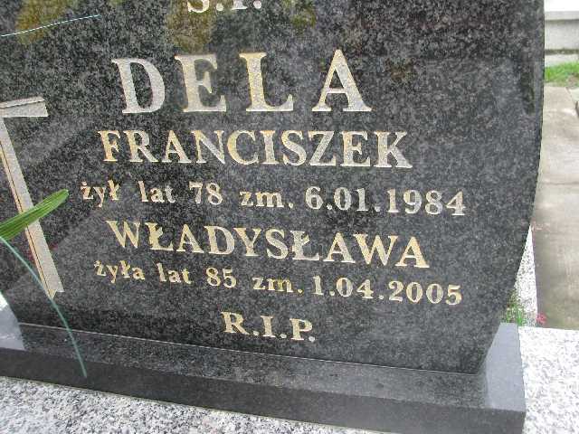 Władysława Dela Sosnowiec św. Barbary - Grobonet - Wyszukiwarka osób pochowanych