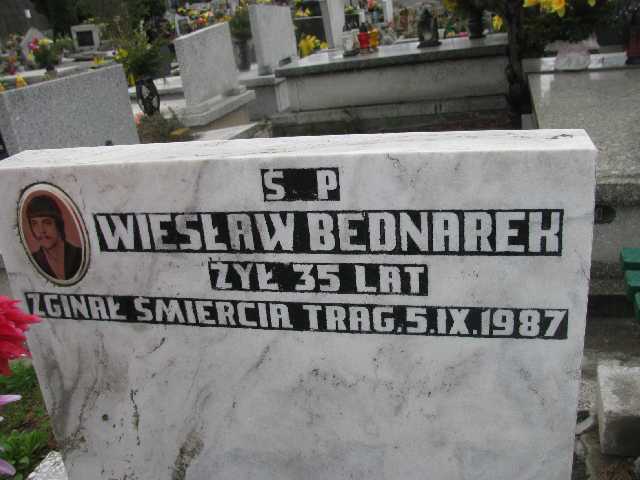 Grób Wiesław Bednarek
