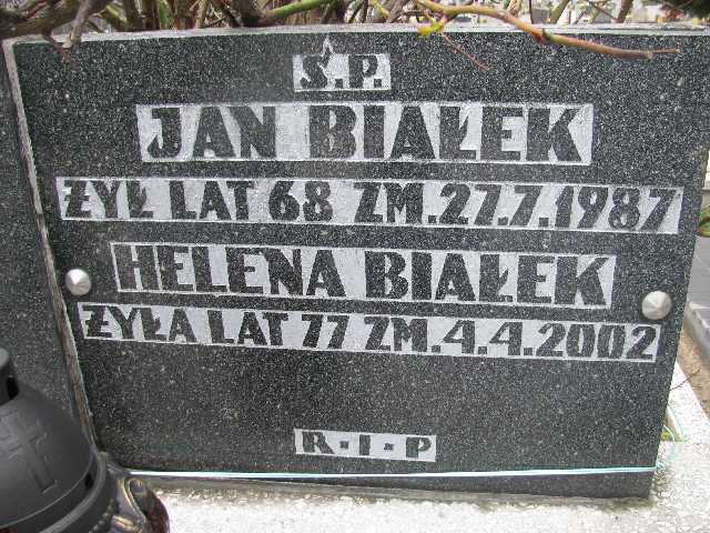 Helena Białek Sosnowiec św. Barbary - Grobonet - Wyszukiwarka osób pochowanych