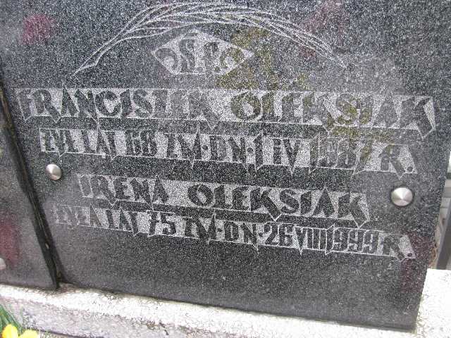 Franciszek Oleksiak Sosnowiec św. Barbary - Grobonet - Wyszukiwarka osób pochowanych