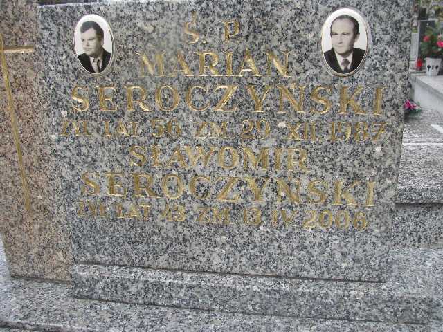 Sławomir Seroczyński Sosnowiec św. Barbary - Grobonet - Wyszukiwarka osób pochowanych