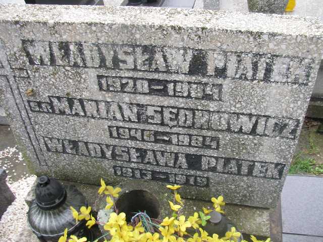 Władysława Piątek 1913 Sosnowiec św. Barbary - Grobonet - Wyszukiwarka osób pochowanych