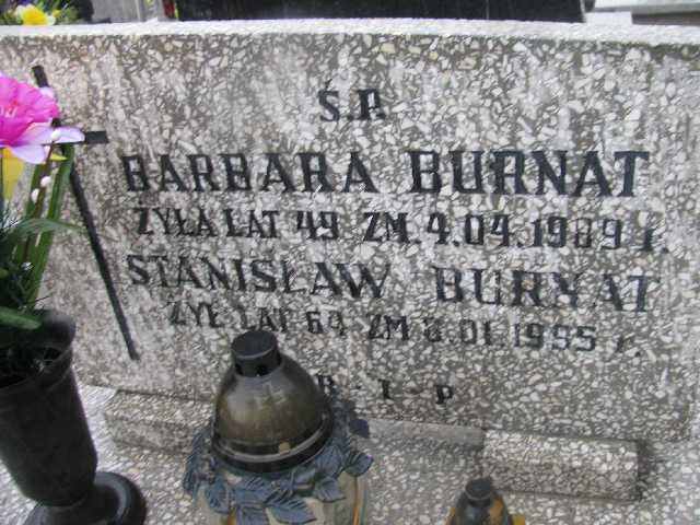 Barbara Burnat Sosnowiec św. Barbary - Grobonet - Wyszukiwarka osób pochowanych