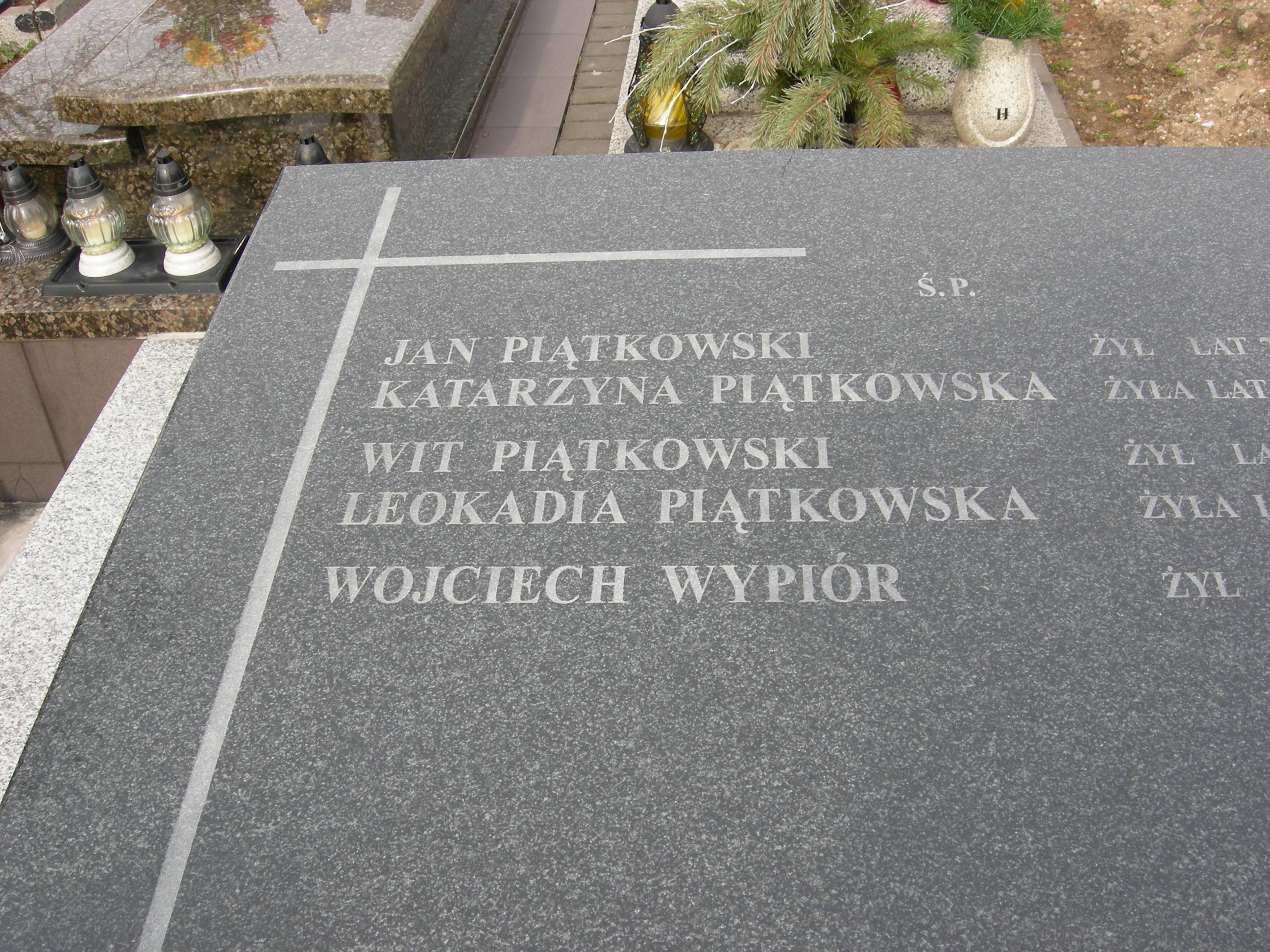 Grób Maria Wypiór 