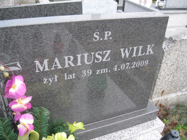 Mariusz Wilk Sosnowiec św. Barbary - Grobonet - Wyszukiwarka osób pochowanych