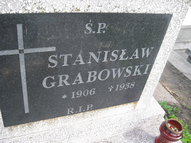Stanisław Grabowski 1906 Sosnowiec św. Barbary - Grobonet - Wyszukiwarka osób pochowanych