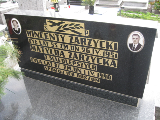 Matylda Zarzycka 1906 Sosnowiec św. Barbary - Grobonet - Wyszukiwarka osób pochowanych