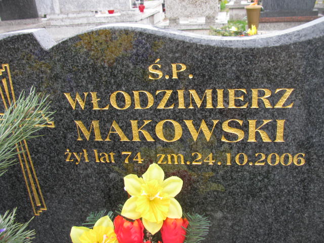 Włodzimierz Makowski Sosnowiec św. Barbary - Grobonet - Wyszukiwarka osób pochowanych