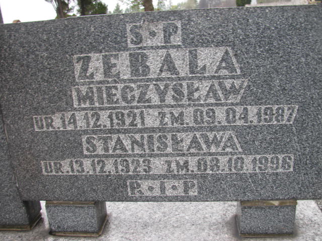 Stanisława Zębala 1923 Sosnowiec św. Barbary - Grobonet - Wyszukiwarka osób pochowanych