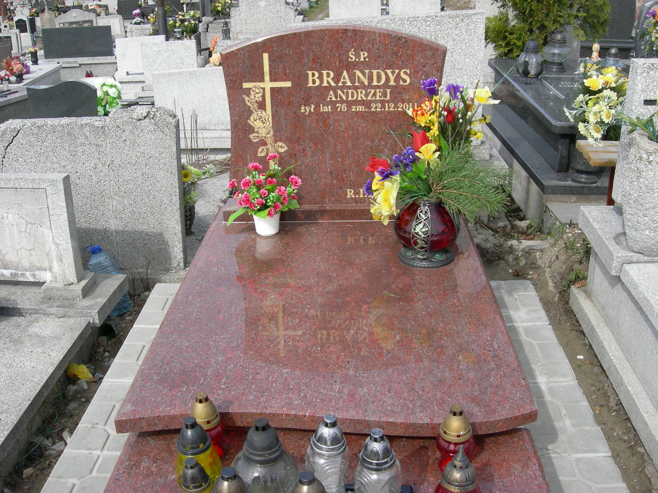 Grób Maria Brandys