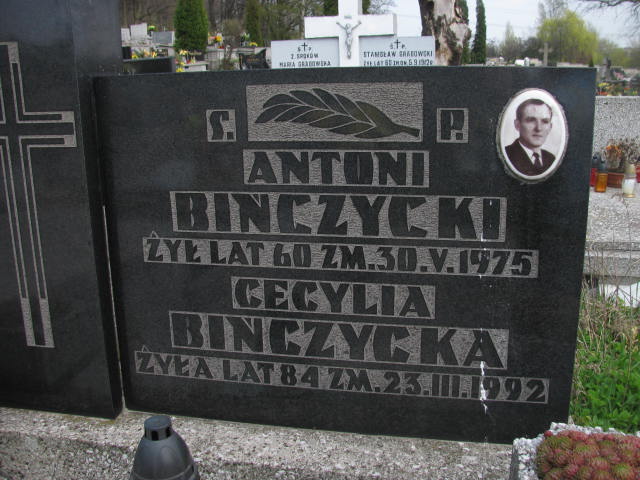 Cecylia Bińczycka Sosnowiec św. Barbary - Grobonet - Wyszukiwarka osób pochowanych