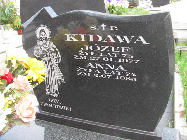 Anna Kidawa Sosnowiec św. Barbary - Grobonet - Wyszukiwarka osób pochowanych