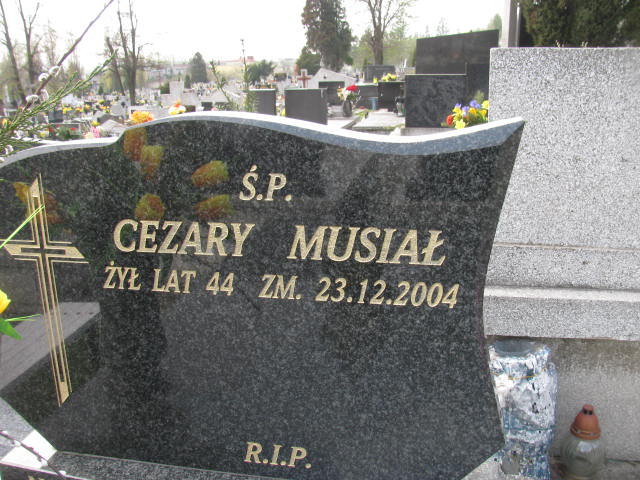 Cezary Musiał Sosnowiec św. Barbary - Grobonet - Wyszukiwarka osób pochowanych