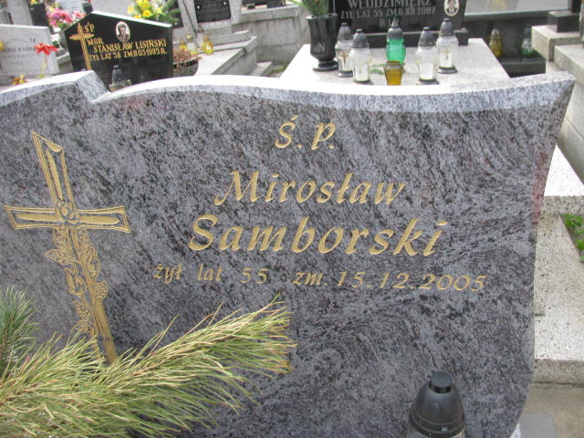 Mirosław Samborski Sosnowiec św. Barbary - Grobonet - Wyszukiwarka osób pochowanych