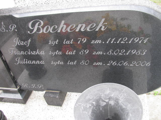 Franciszka Bochenek Sosnowiec św. Barbary - Grobonet - Wyszukiwarka osób pochowanych