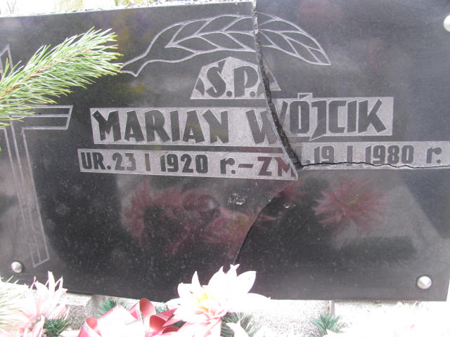 Marian Wójcik 1920 Sosnowiec św. Barbary - Grobonet - Wyszukiwarka osób pochowanych