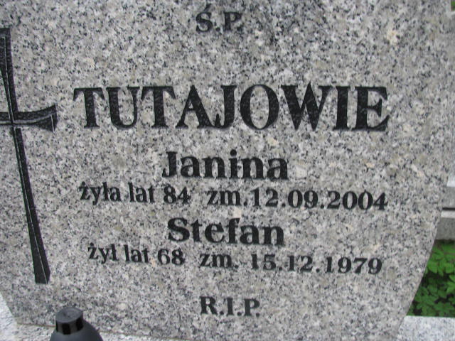 Stefan Tutaj Sosnowiec św. Barbary - Grobonet - Wyszukiwarka osób pochowanych