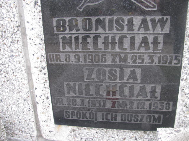 Zofia Niechciał 1937 Sosnowiec św. Barbary - Grobonet - Wyszukiwarka osób pochowanych