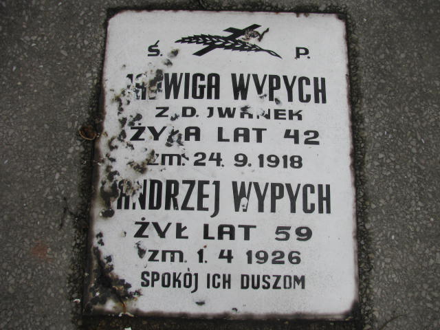 Andrzej Wypych Sosnowiec św. Barbary - Grobonet - Wyszukiwarka osób pochowanych