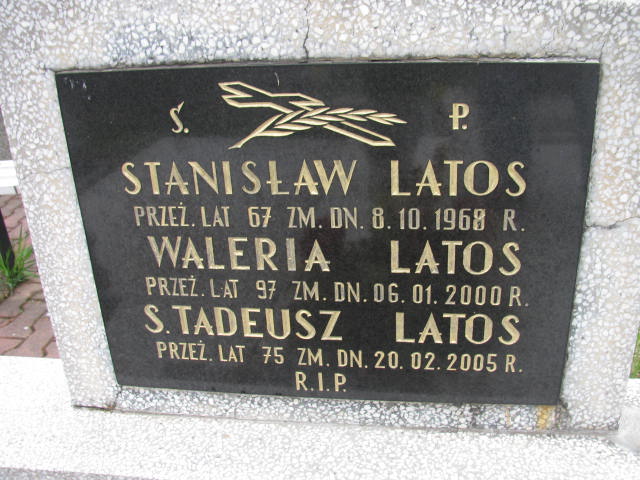 Mariusz Latos 1956 Sosnowiec św. Barbary - Grobonet - Wyszukiwarka osób pochowanych