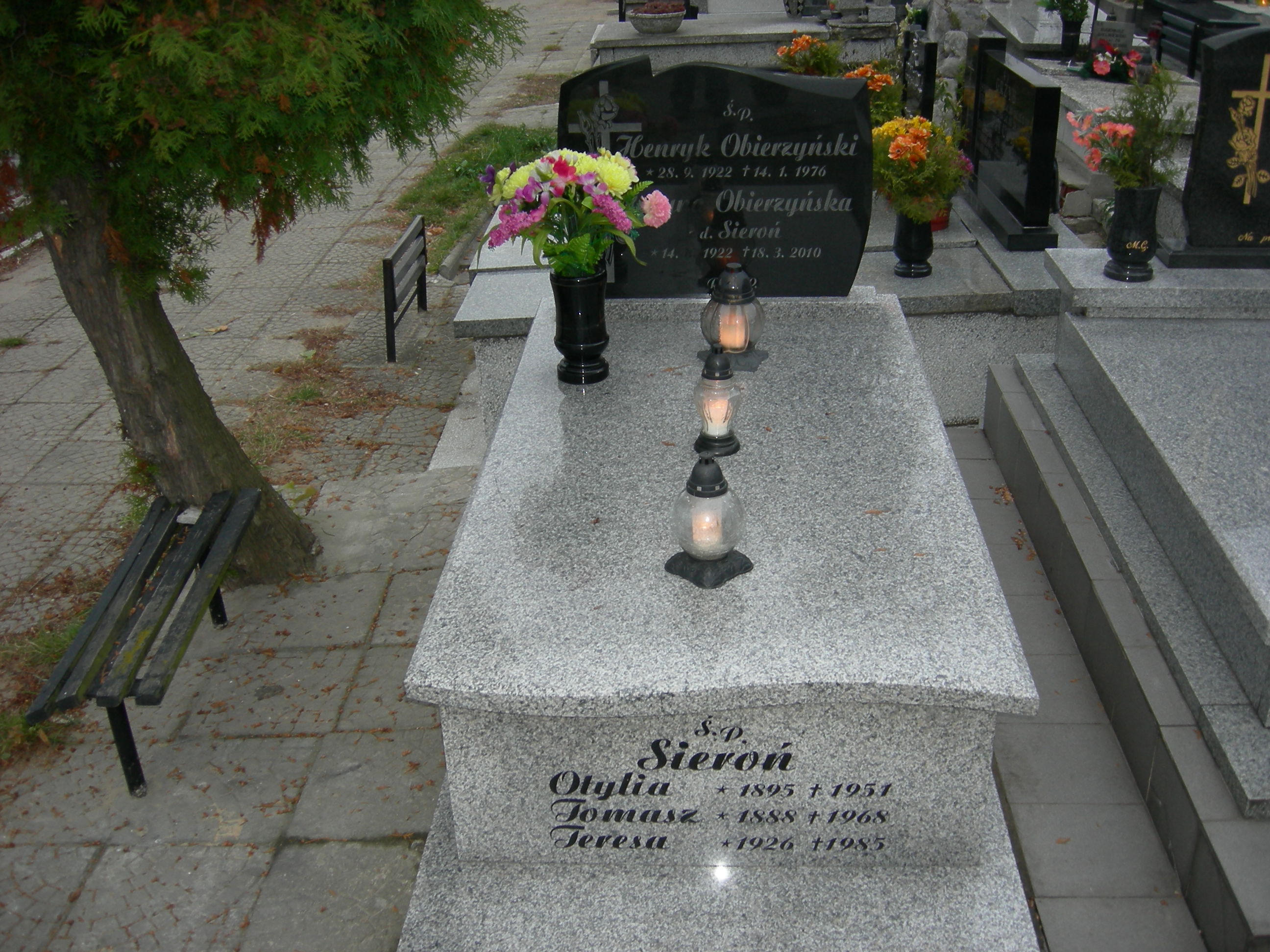Teresa Sieroń Sosnowiec św. Barbary - Grobonet - Wyszukiwarka osób pochowanych