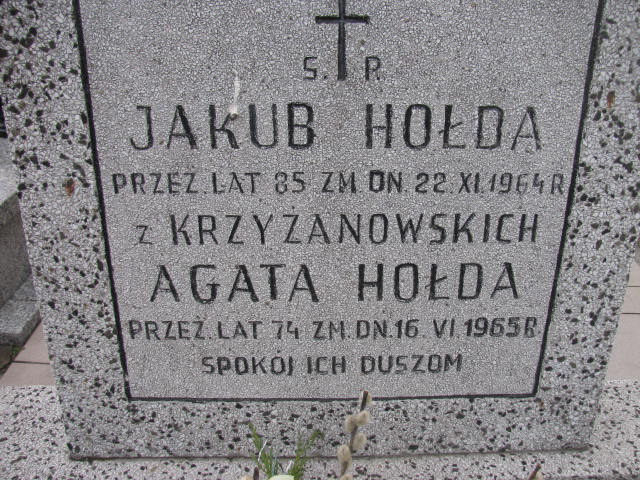 Jakub Hołda Sosnowiec św. Barbary - Grobonet - Wyszukiwarka osób pochowanych