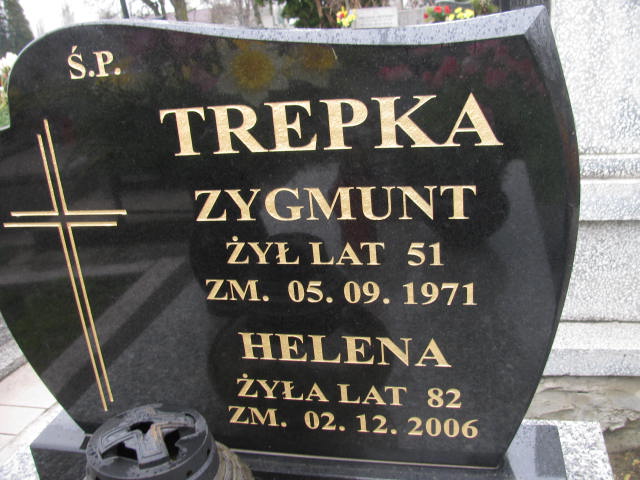 Grób Zygmunt Trepka