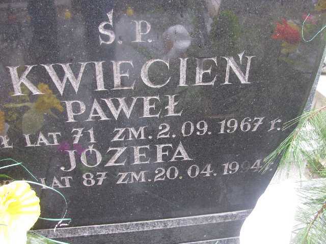 Tadeusz Kwiecień Sosnowiec św. Barbary - Grobonet - Wyszukiwarka osób pochowanych